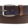 Cinturón piel grabada rayas marrón Bellido 116951