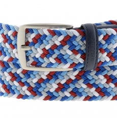 Cinturón elástico rojo, azul y blanco Miguel Bellido 