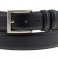 Cinturón italiano piel lisa negra tallas especiales 122250