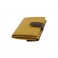 Perfil cartera mujer piel combinada con marrón amarillo