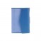 Trasera cartera mujer piel combinada con serraje azul