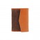 Trasera cartera mujer piel combinada con serraje marrón